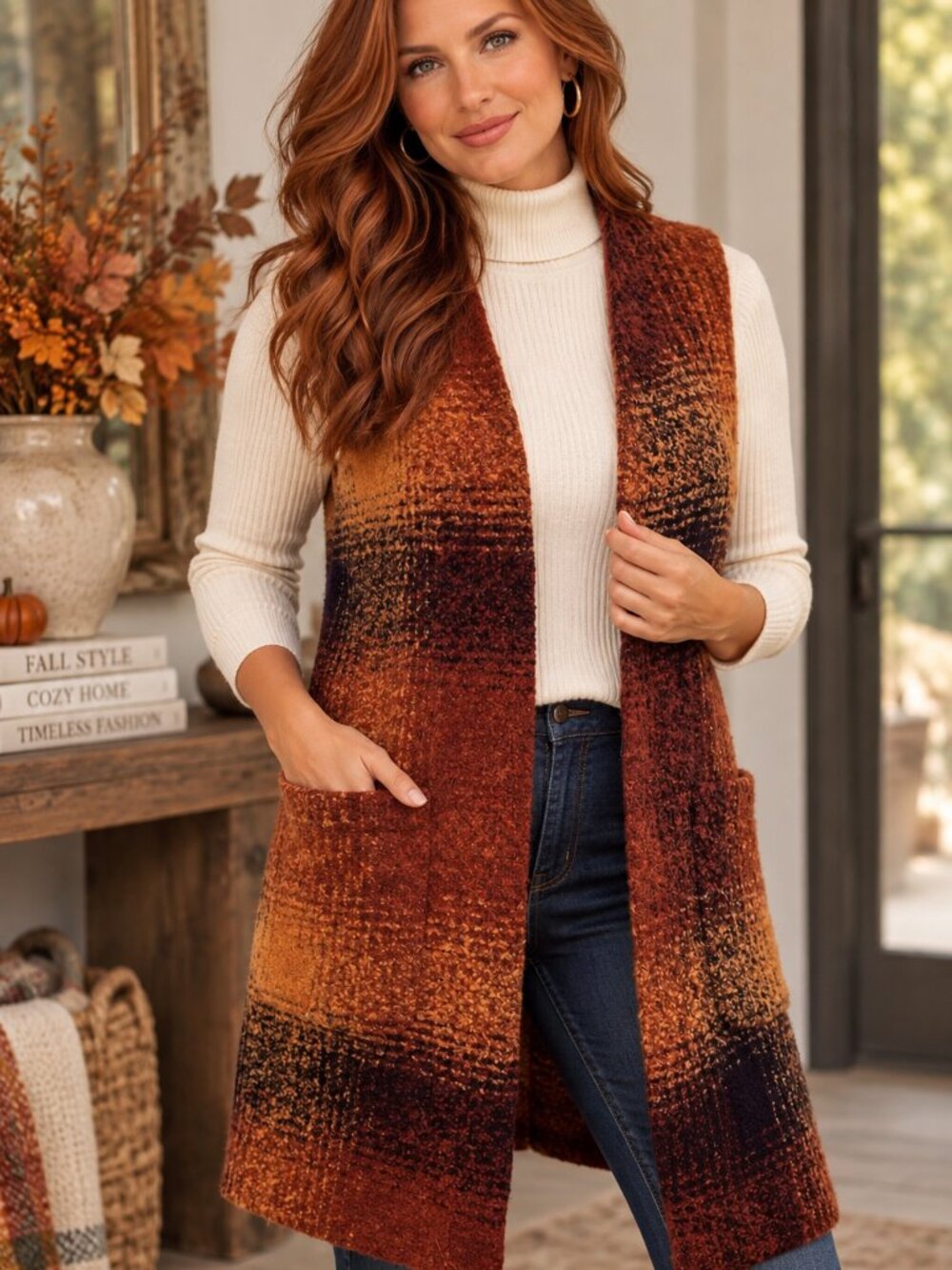 Anthropologie / ELEVENSES Long Vest Waistcoat Extra Small Wool Alpaca Blend NEW